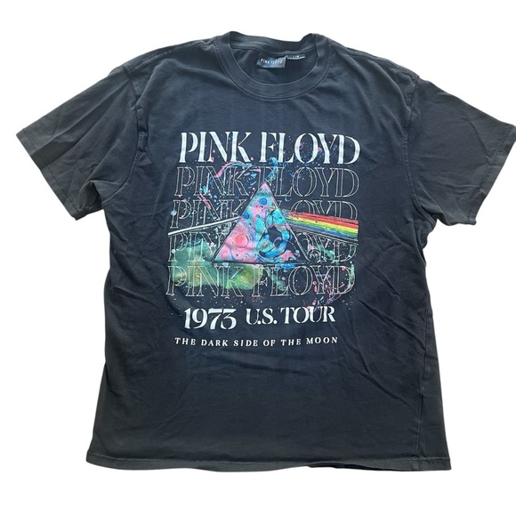 Pink Floyd Other - Pink Floyd Dark Side of the Moon 1973 US Tour Retro Band T-Shirt size Large